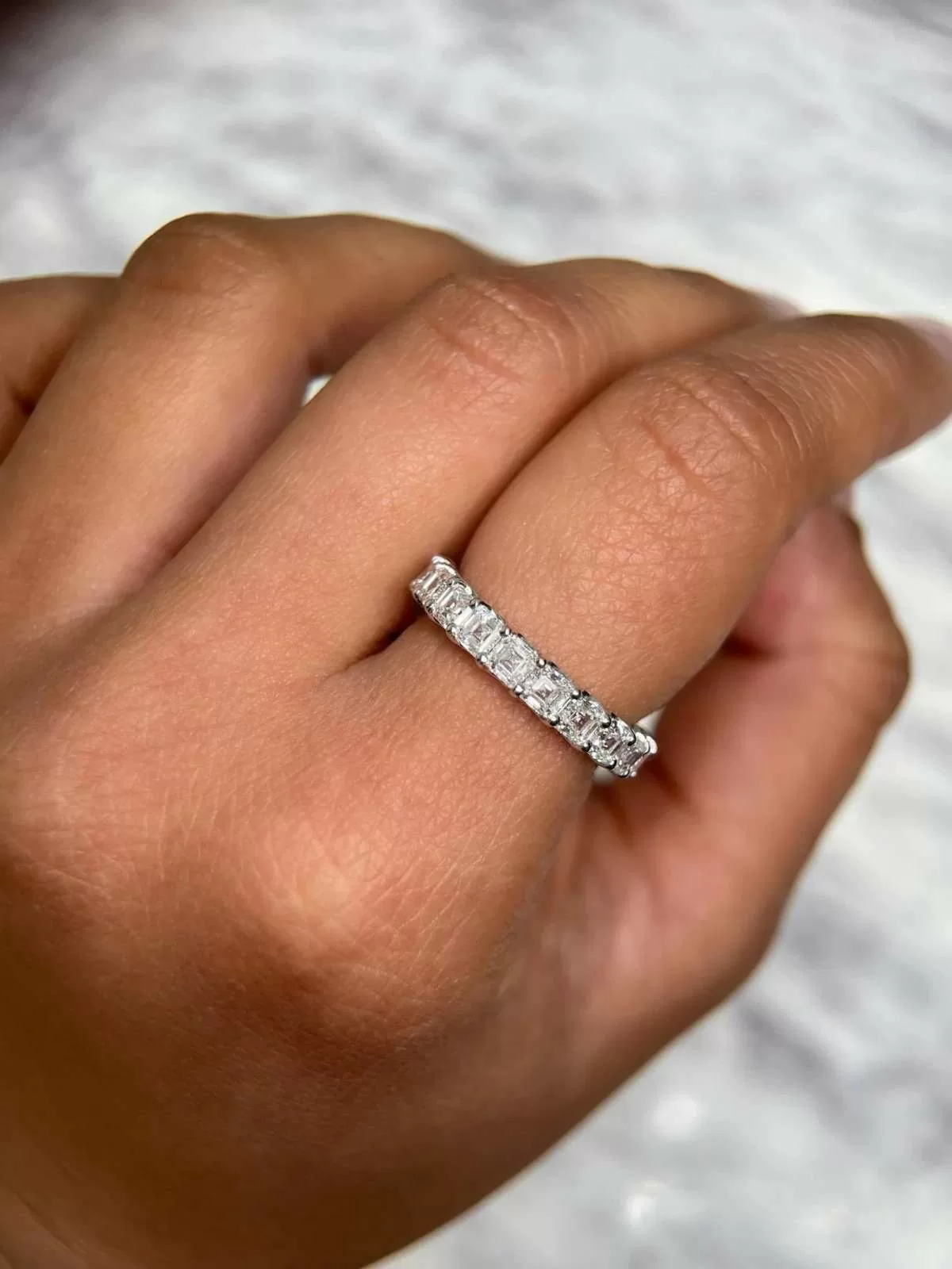 how to polish lab diamond engagement ring