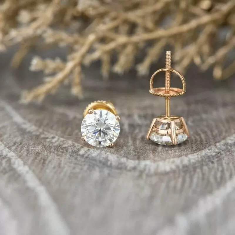 white cultivated diamond wedding ring