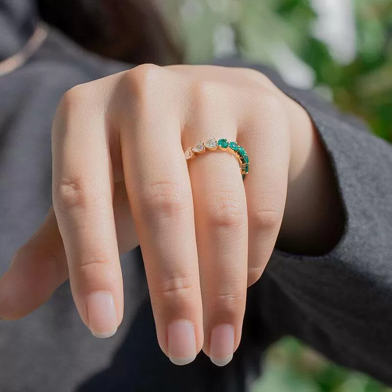how to clean man made diamond solitaire ring