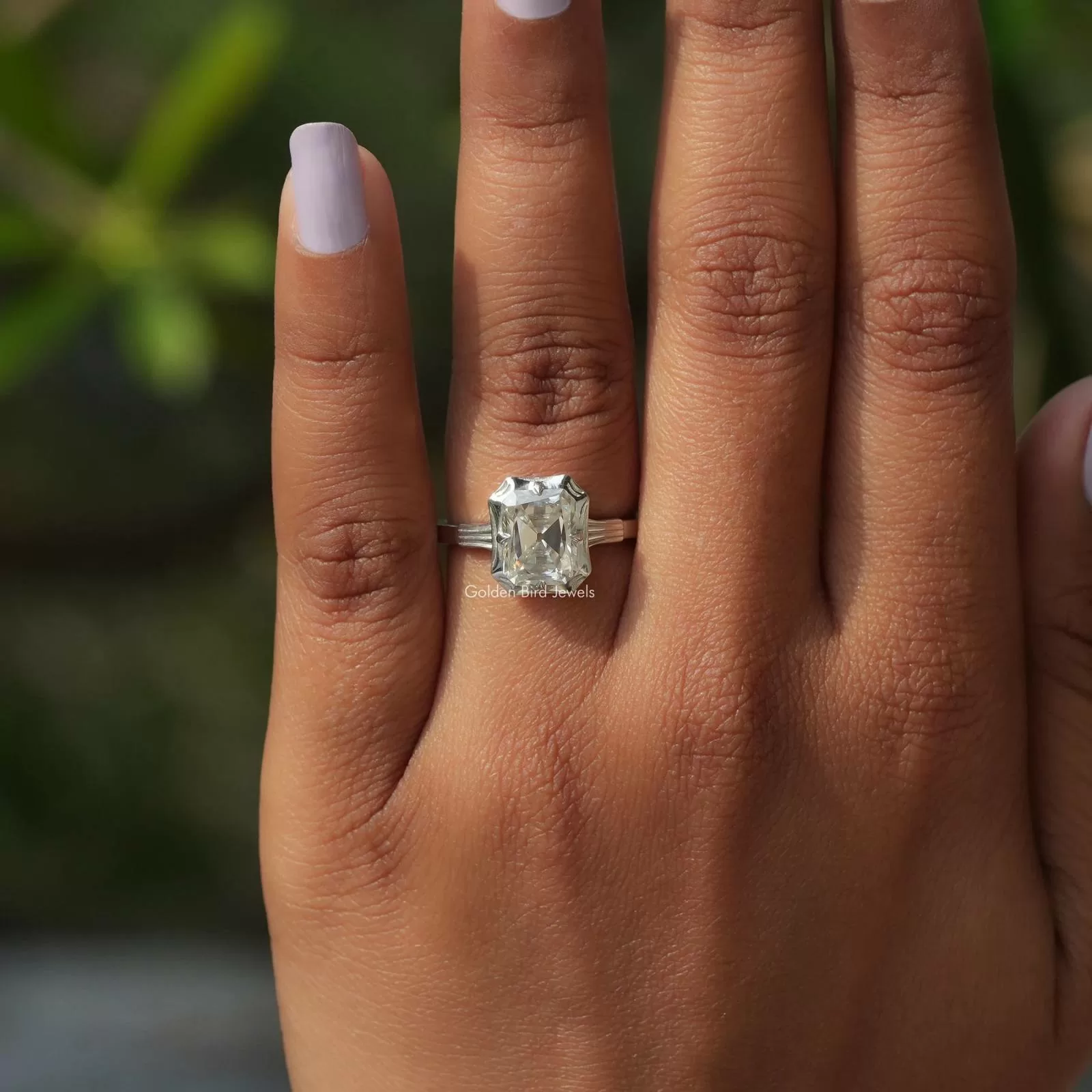 cultivated diamond eternity ring gift for wedding