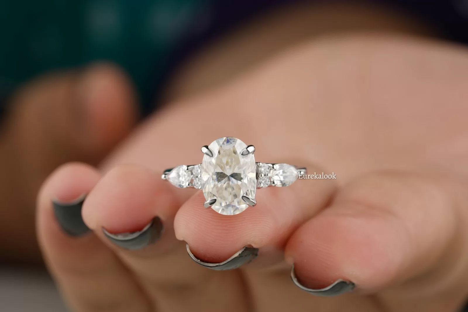 best lab created diamond eternity ring for party