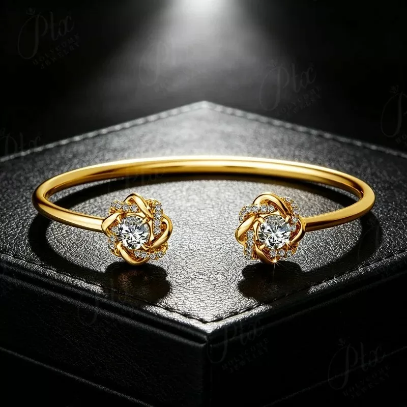 moissanite necklace 18k gold