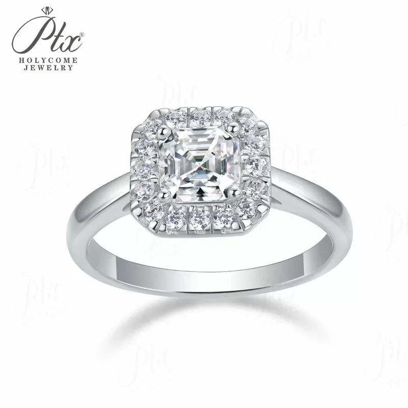 dainty lab created diamond wedding ring