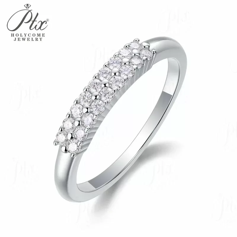 thank you moissanite stone wedding band