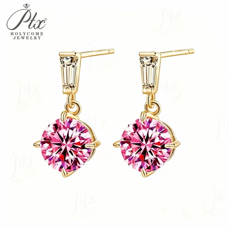 14k gold gemstone stud earring wholesale