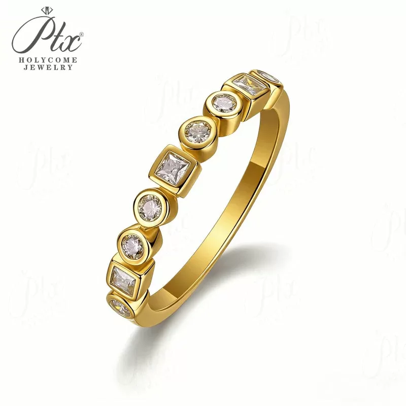 minimum order moissanite stone wedding band