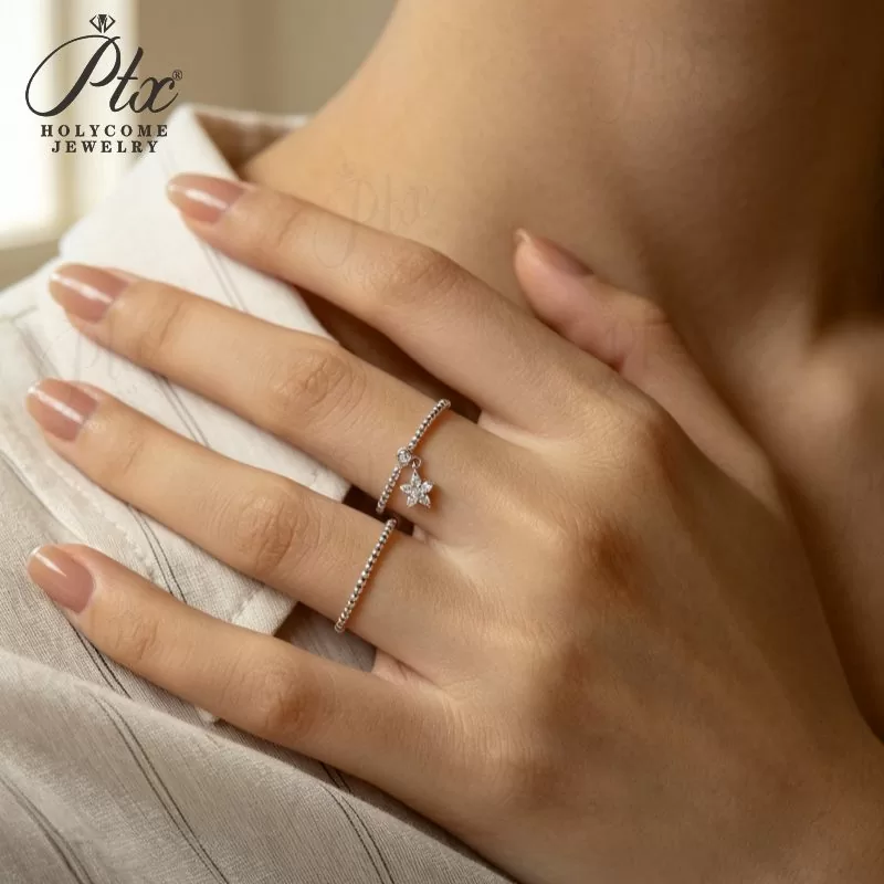 real diamond promise ring gift for business